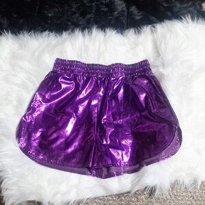 Metallic Purple Women's Shorts